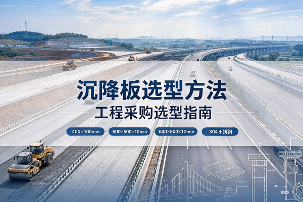 庆元沉降板选择方法