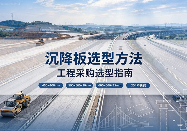 庆元沉降板选择方法